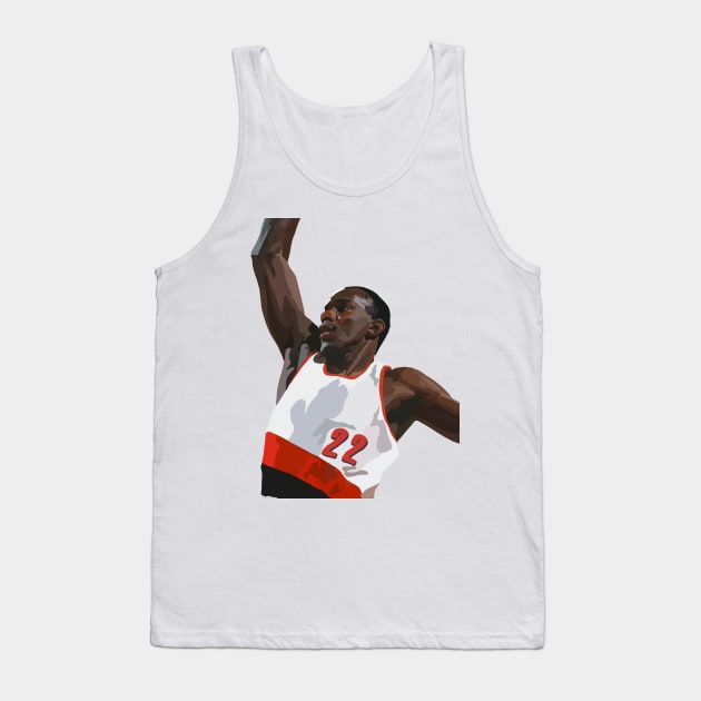 Clyde Drexler | Portland Trailblazers Tank Top by ActualFactual